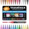VersaChalk 28 Count Liquid Chalk Markers – 3mm Fine Tip, Erasable, Non-Toxic Chalk Pens for Chalkboards, Glass, and Windows – Easy Wipe